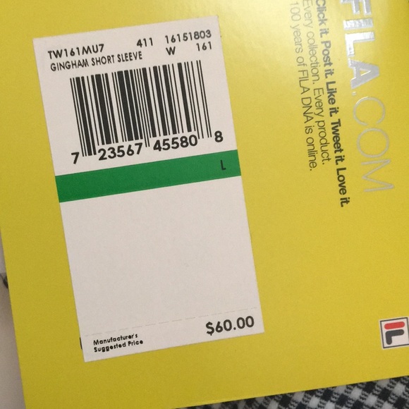 Fila Athletic/Athleisure Cap Sleeve Top, NWT! - Picture 4 of 7